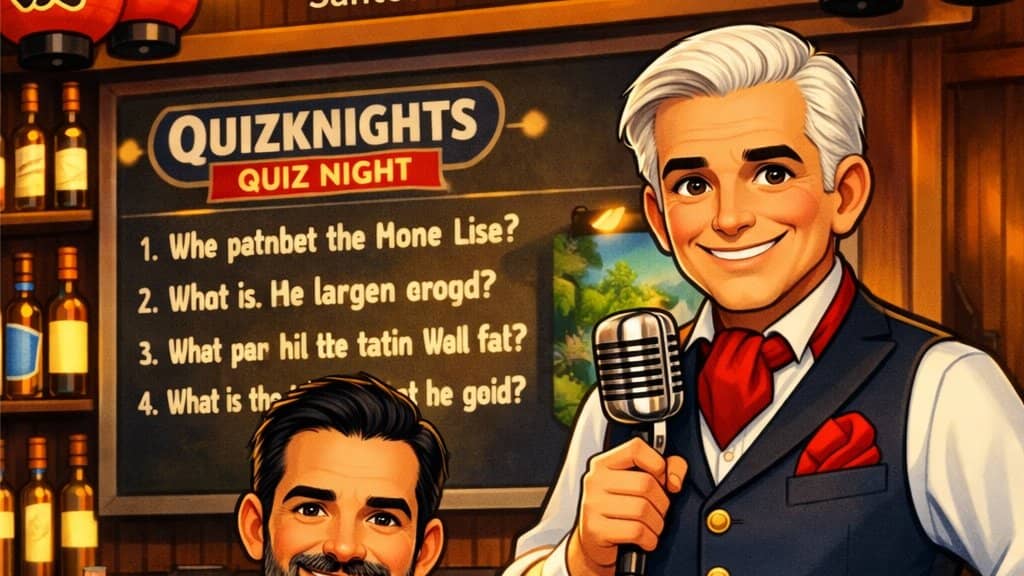 Quiz🤔probably the best Quiz in the city/rewards50€🏆Free entry
“English”