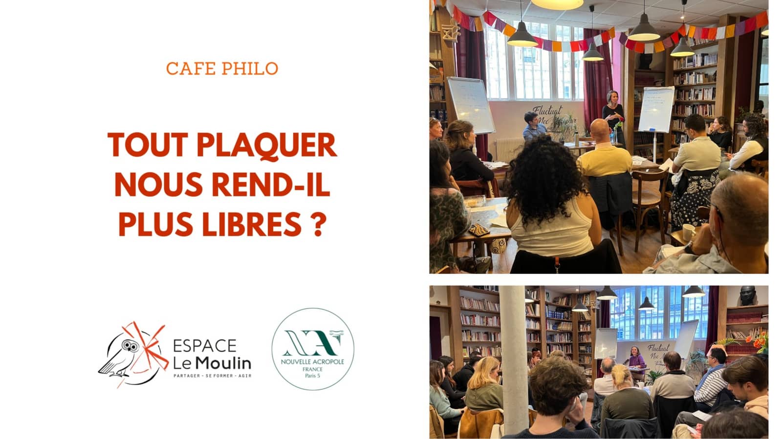 Café philo : Tout plaquer nous rend-il plus libres ?