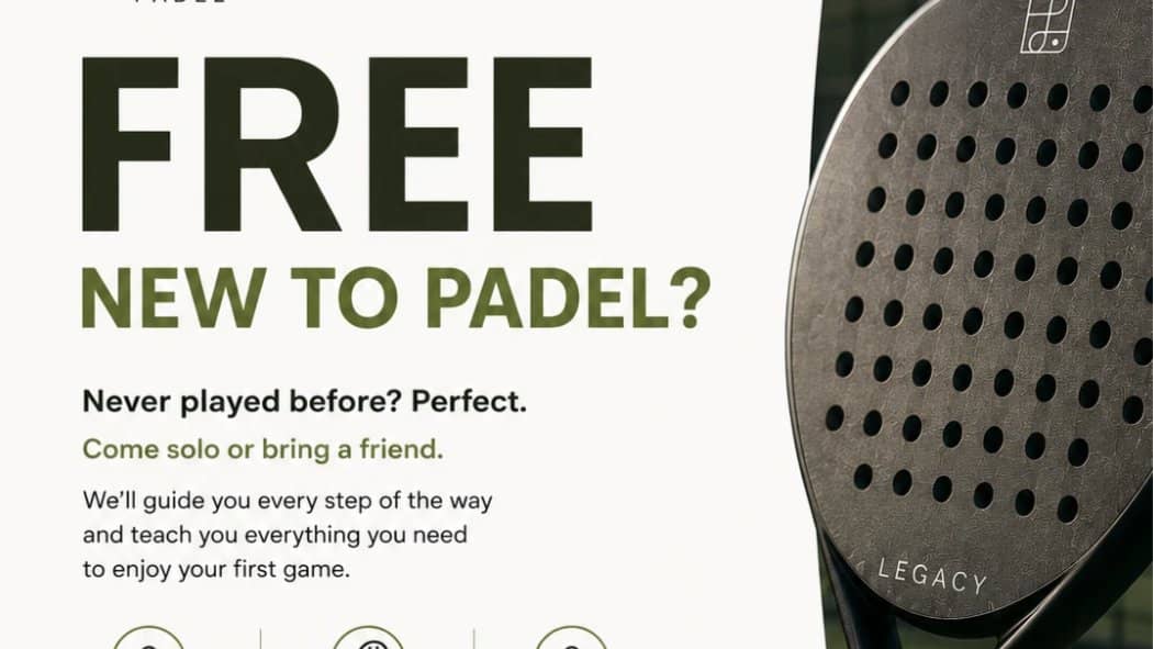 RSVP through Sweatpals: Free Intro to Padel at Legacy Padel