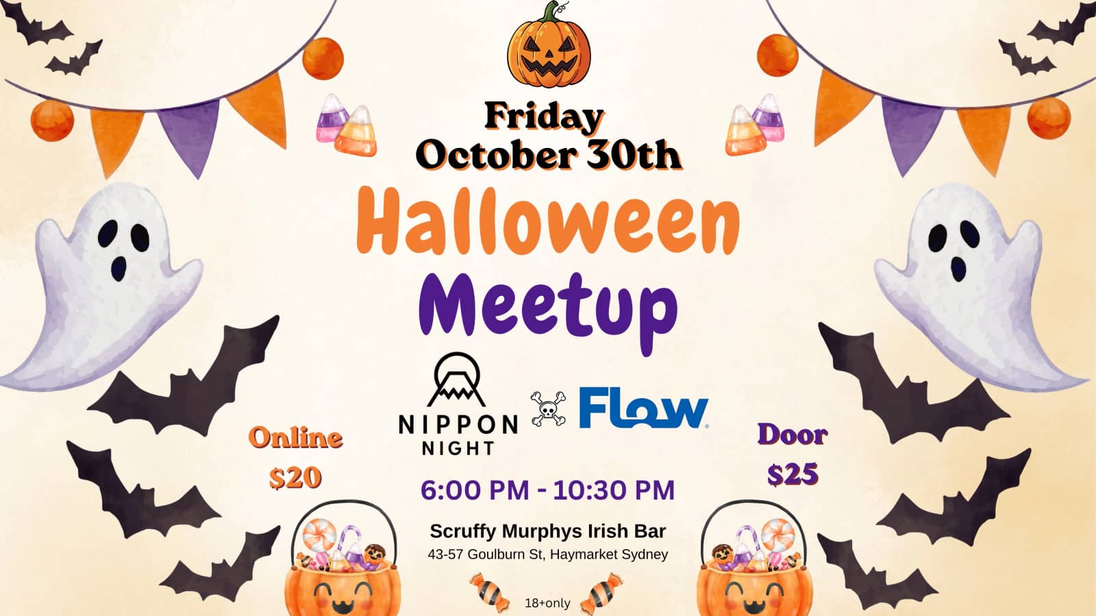 π Halloween Meetup π»
200+ people at every event!!