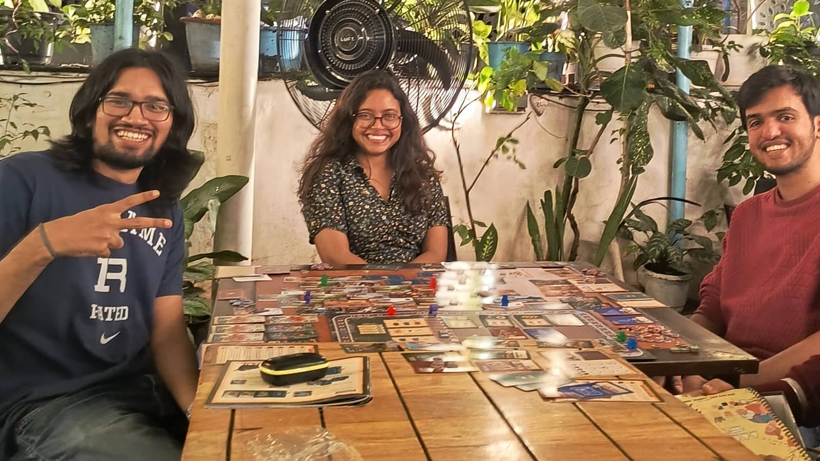 Whitefield BoardGames, People, and Dinner :