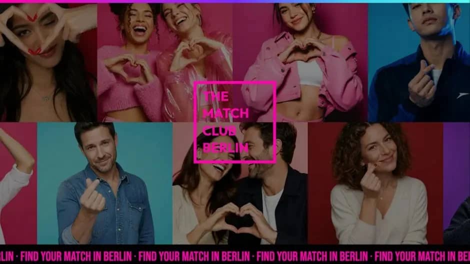 Slow Dating Night in Berlin · 20 Women + 20 Men · Ages 30-45 · English