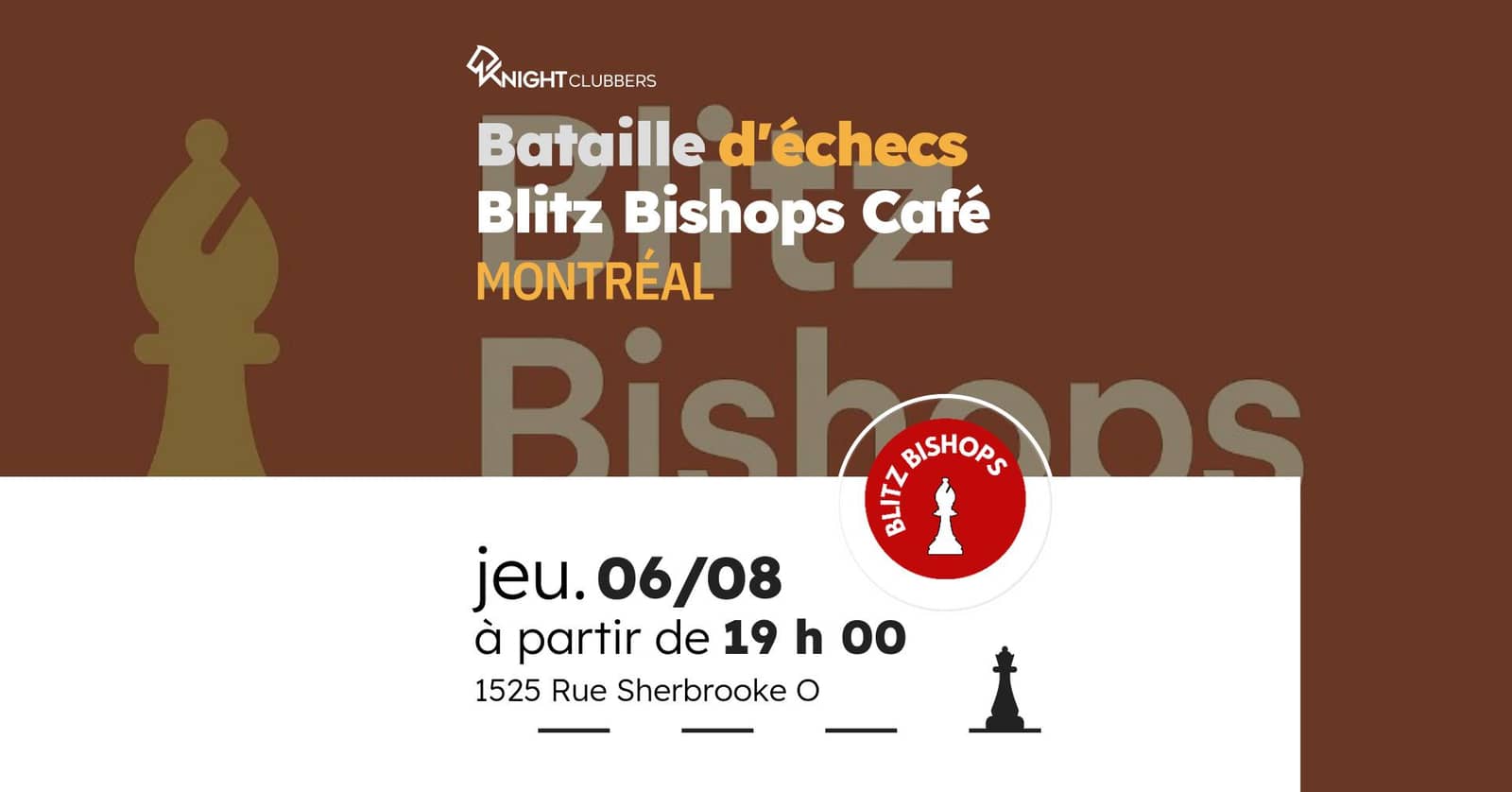 Chess Meeting - Montréal - Blitz Bishops Café