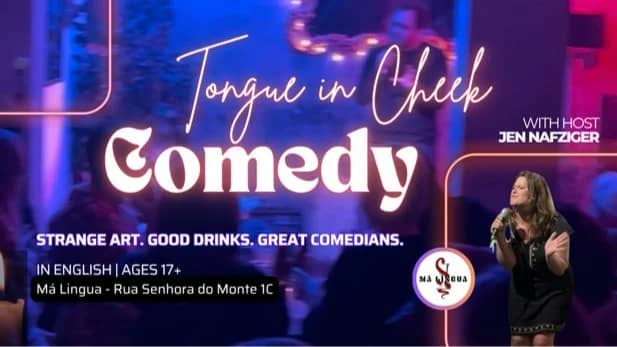 Cheek Comedy: Candleit Comedy & Cocktails in Graça