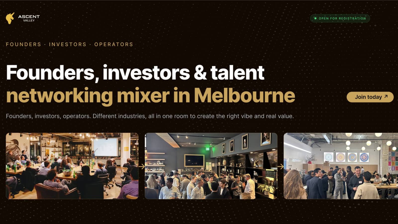 Startup Networking Melbourne: Founders, Investors & Talent Mixer
