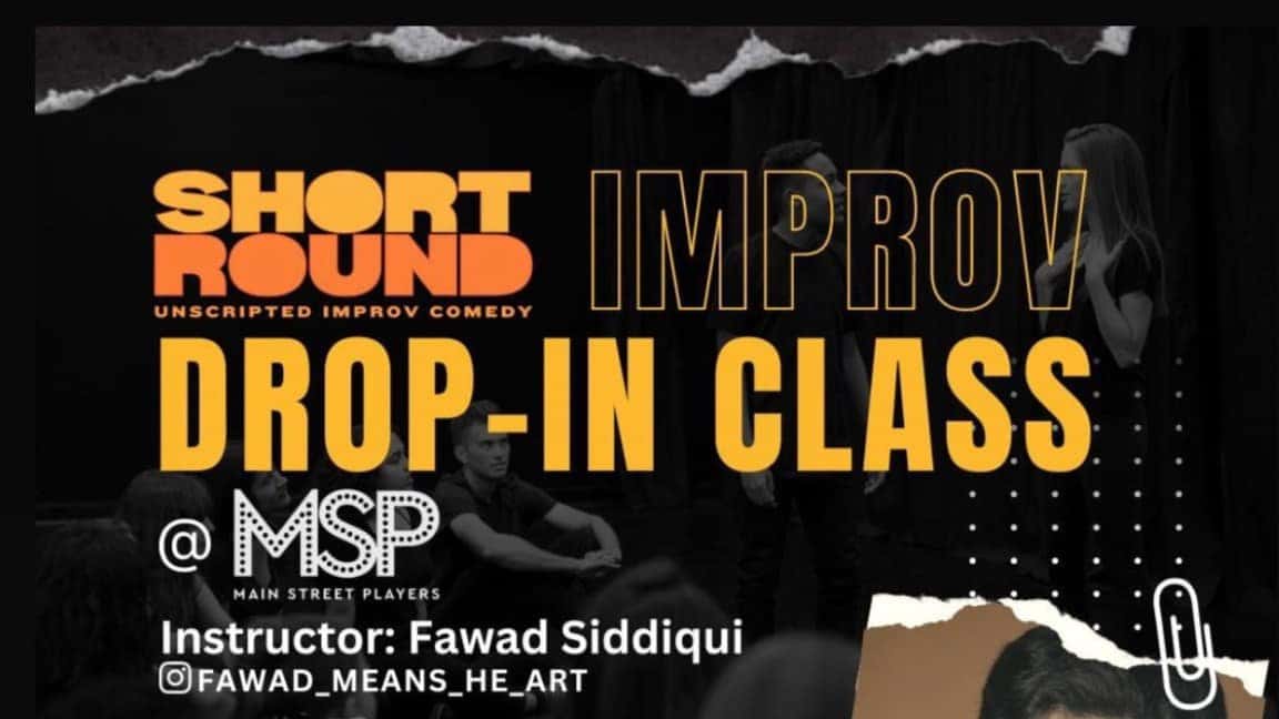 The Short Round Improv Acting Drop-In Class & Jam! Come Have Some Fun with Us!