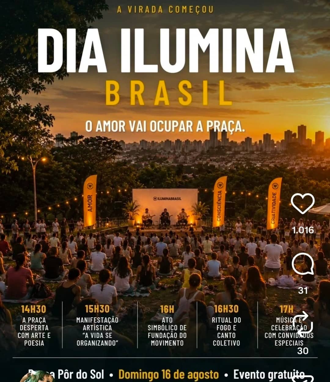 Ilumina - Praça do Por do sol - Alto de Pinheiros