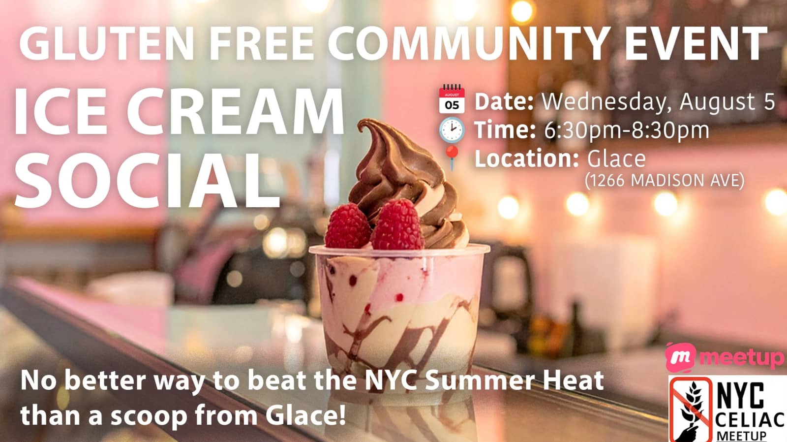 Ice Cream Social! | Gluten Free Community Event @ Glace NY