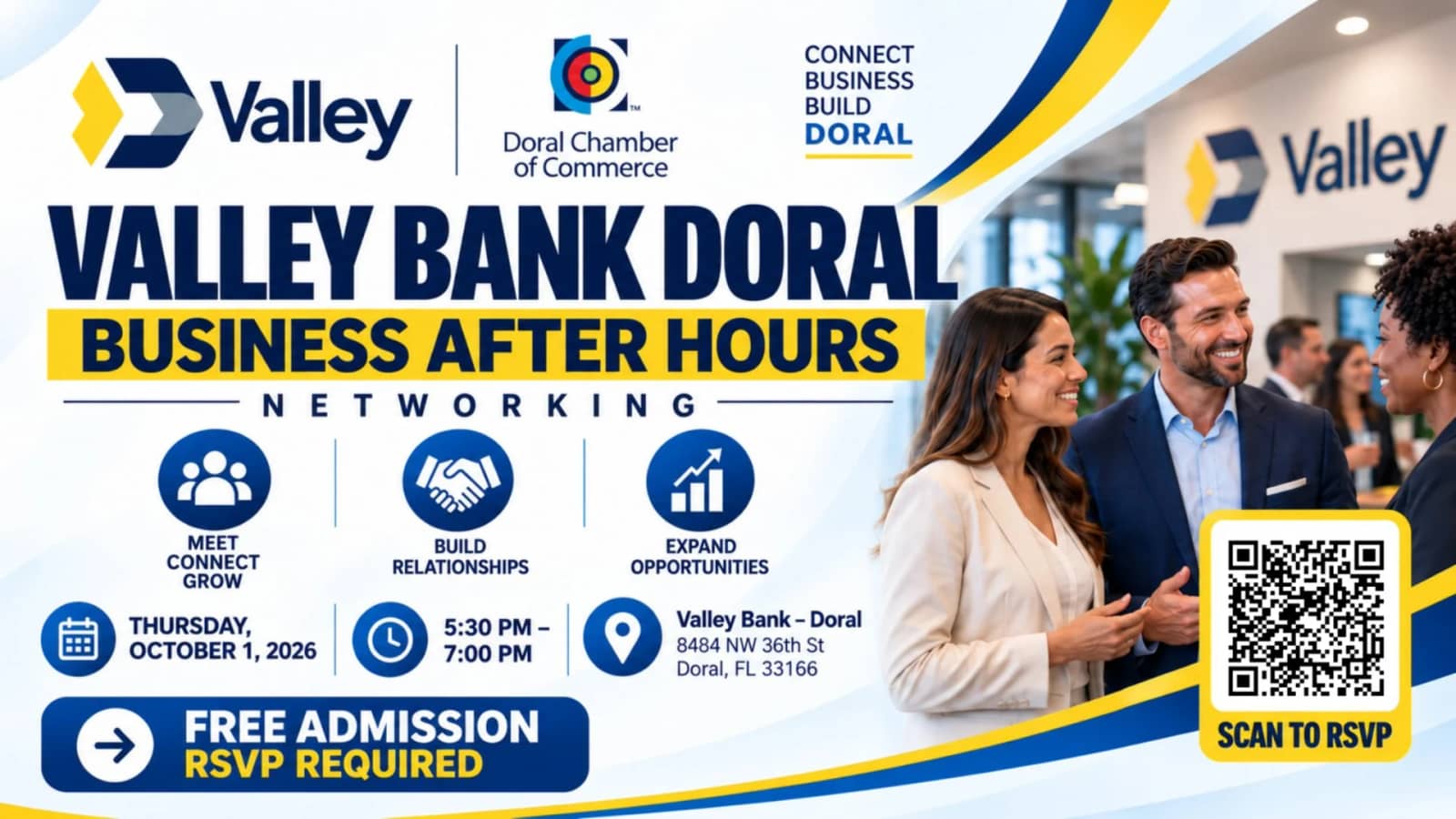 Connect After Hours: Business Networking at Valley Bank Doral