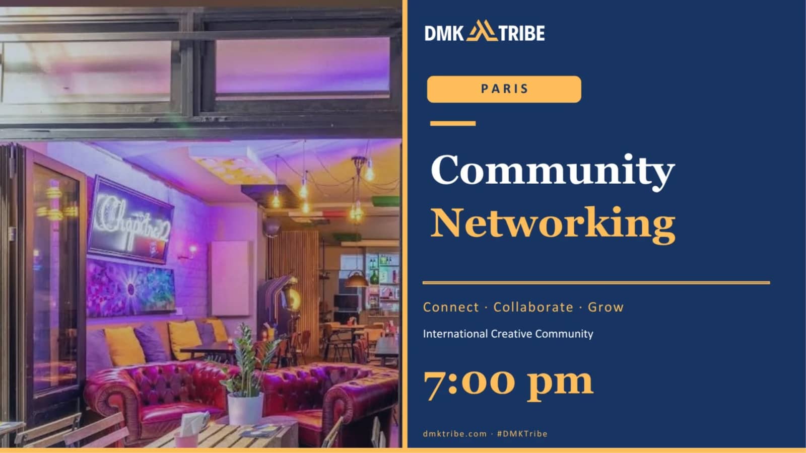 (7 PM) PARIS, Networking & Digital Marketing Tribe Meetup