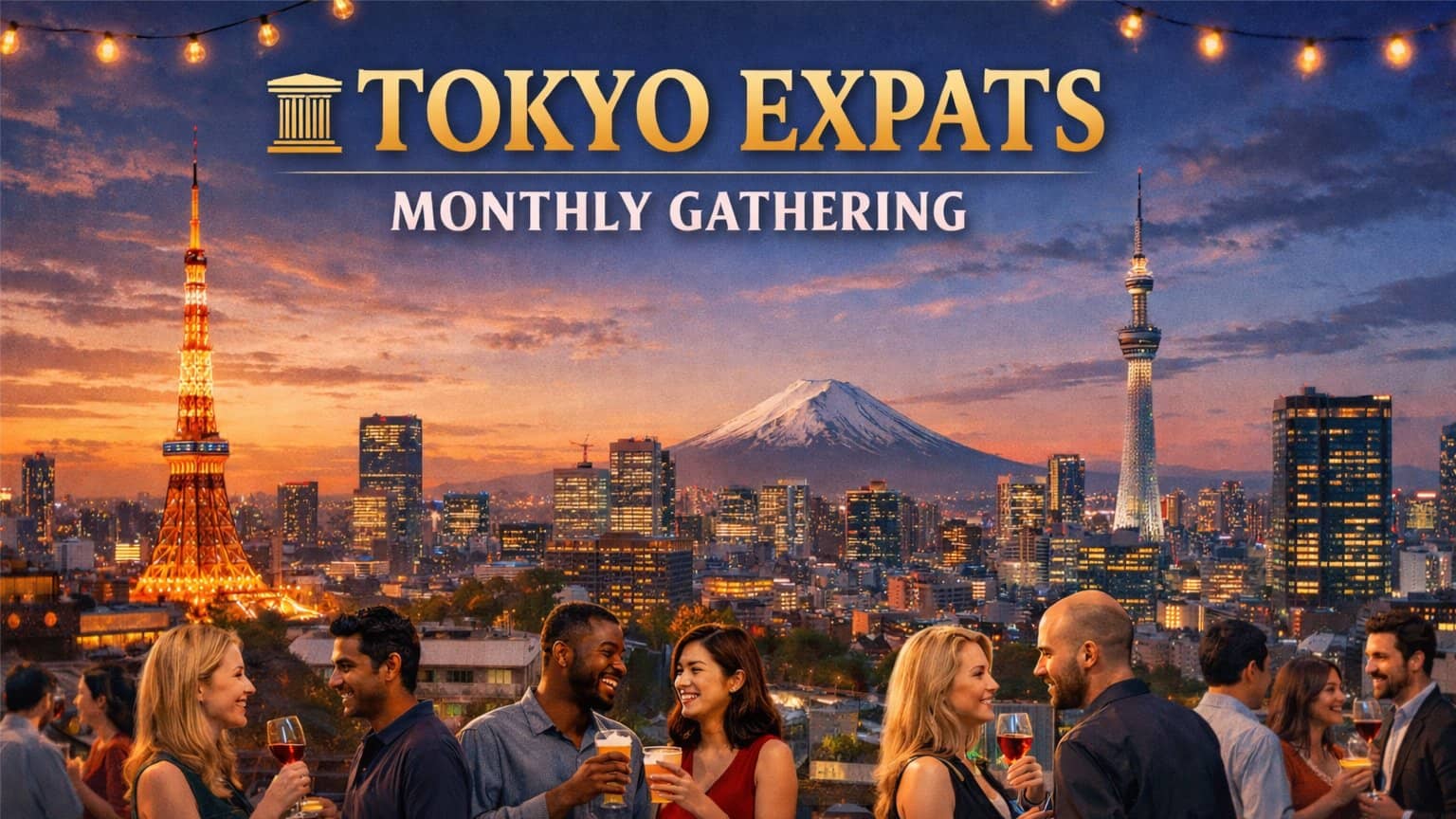 🏛️FREE🎉TOKYO EXPATS MONTHLY GATHERING