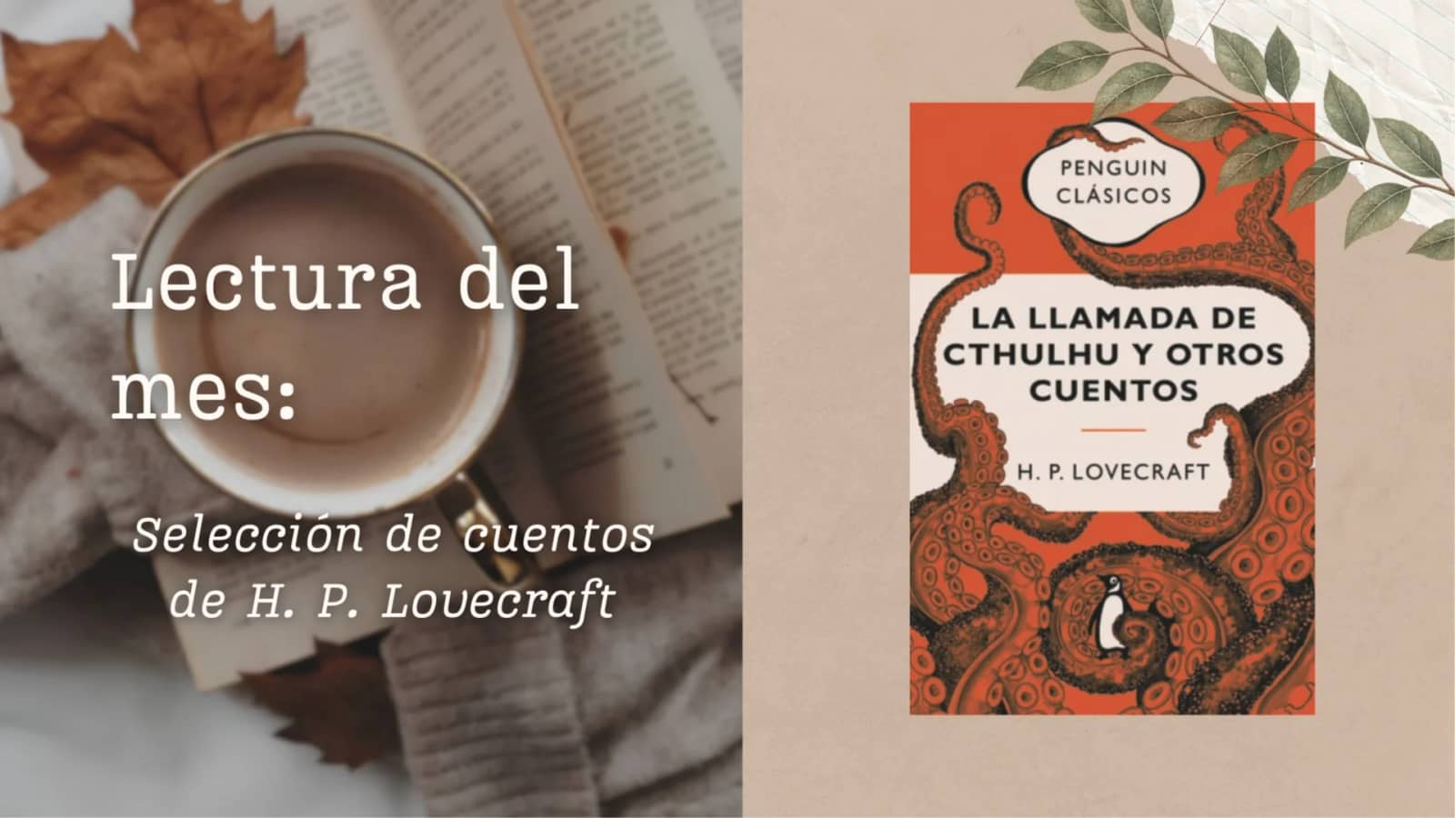 Lectura del mes: Selección de cuentos, de H. P. Lovecraft