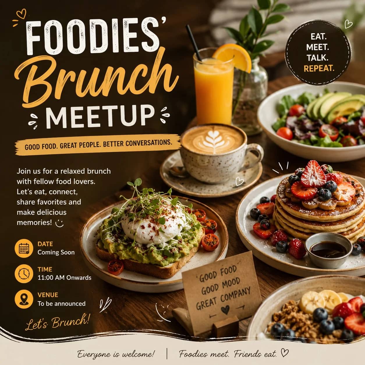 Brunch with stranger - Meet up