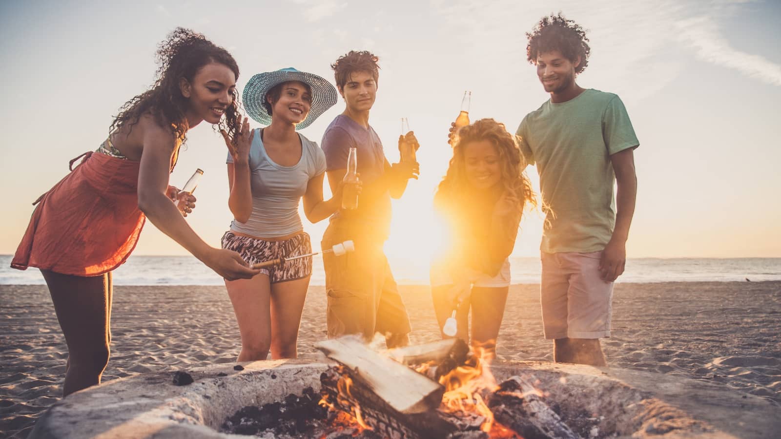 Beach Party: Bonfire & S’mores (people 20s - 40s)
