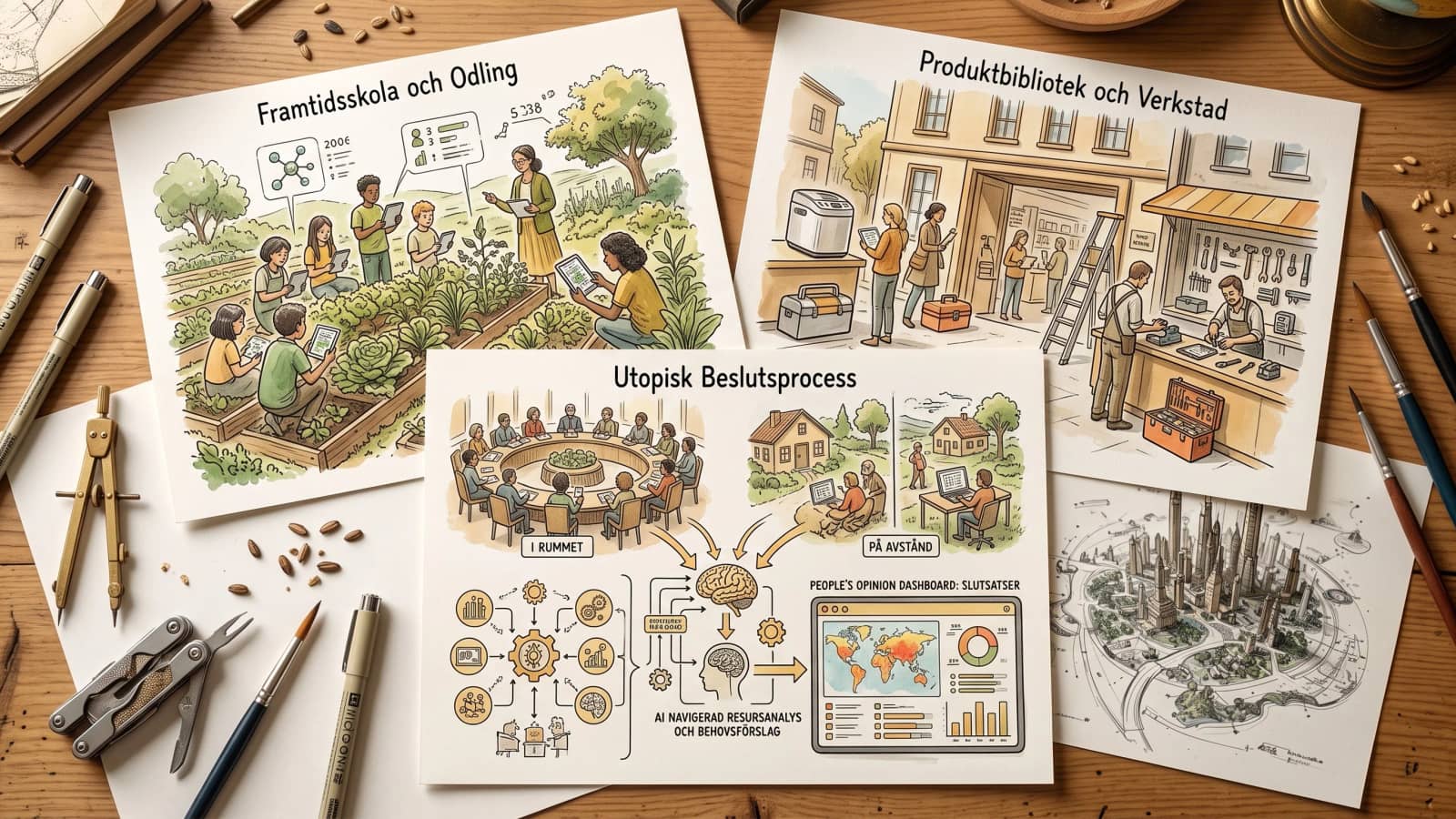 Utopia talk - from "What if" to Practical change