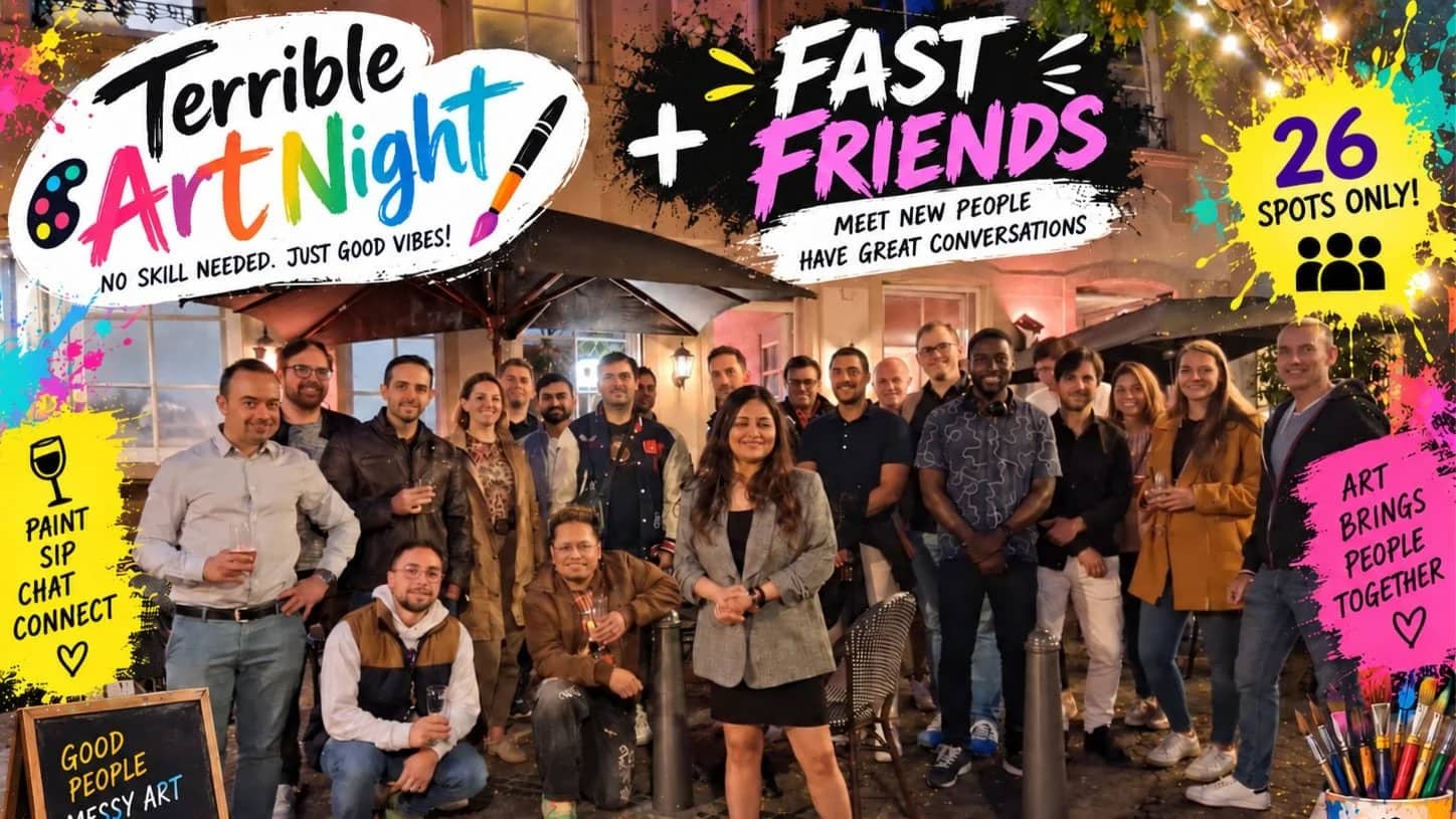 🎨Terrible Art Night + Fast Friends | Draw. Chat. Make Friends | Happy Hours