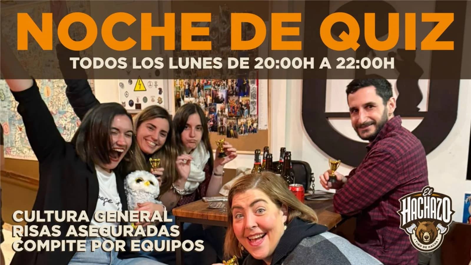 🧠🎉 NOCHE DE QUIZ – Cultura General y Risas Aseguradas