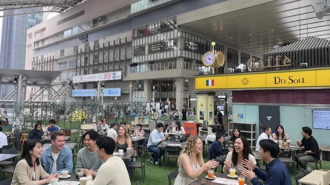 Saturday Morning English Conversation Cafe in JR Osaka Station City