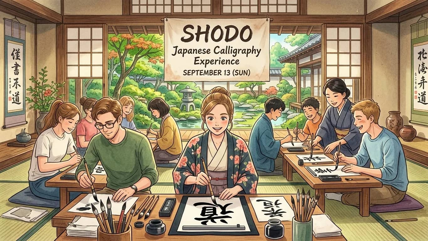 âïž Shodo ðŸ Japanese Calligraphy Experience ð»
