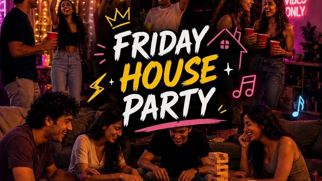 Friday Night House Party🍾