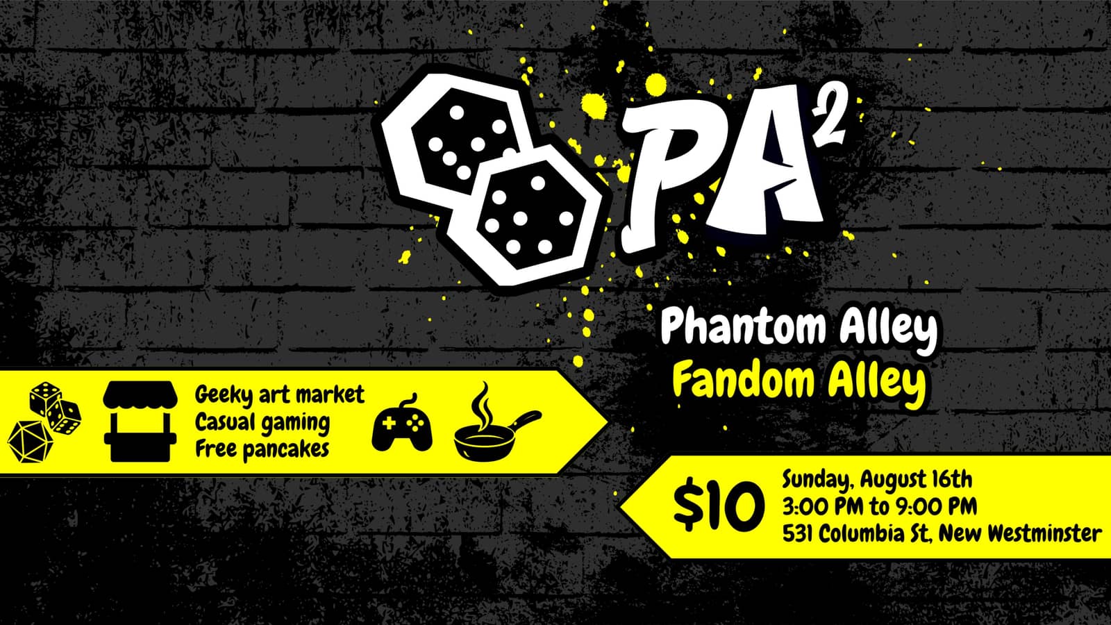 FANDOM ALLEY | FREE Pancakes, Art Market, Board Games + MORE!