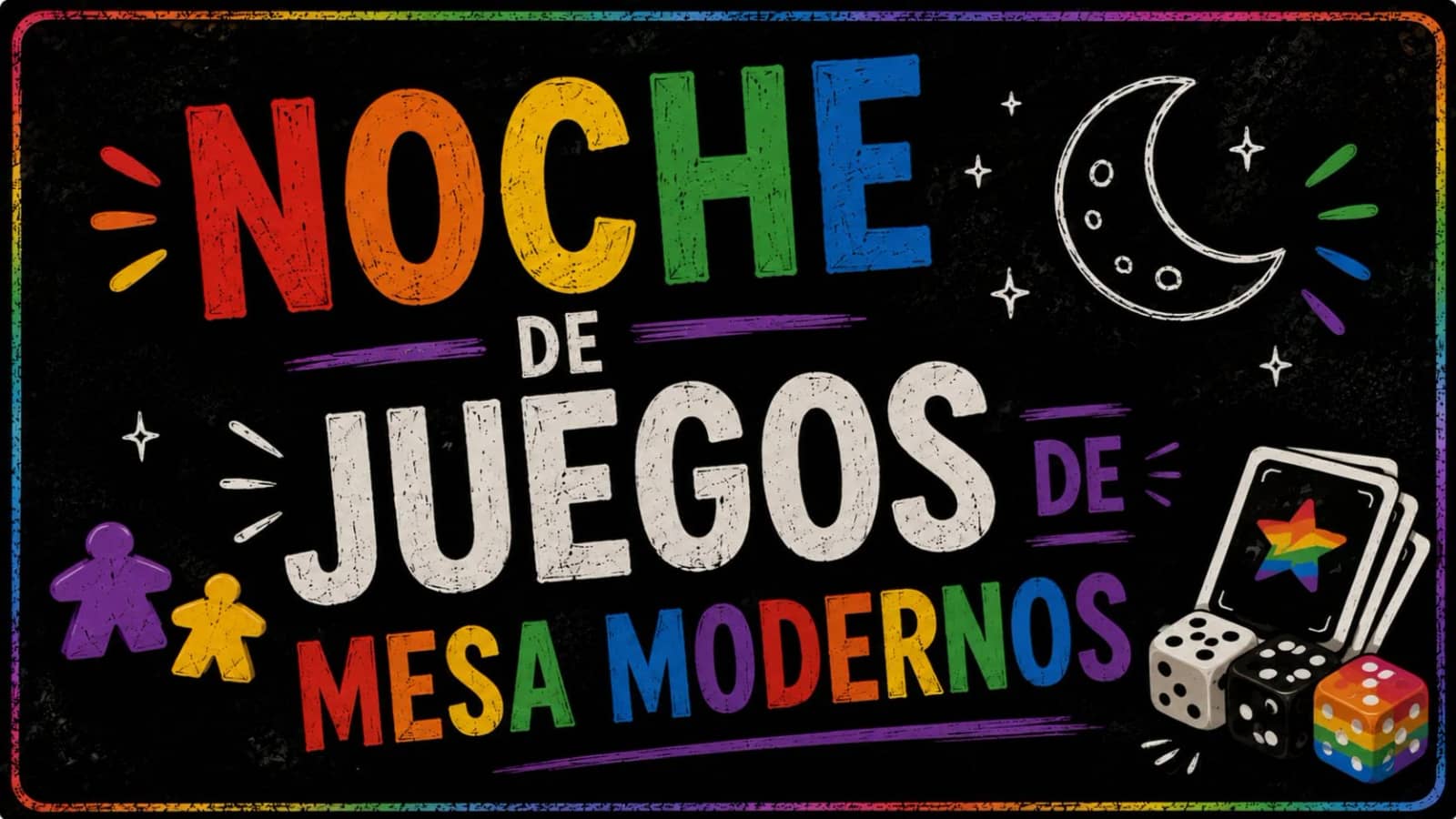 Noche de jueg🏳️🌈s de mesa (hetero-friendly)