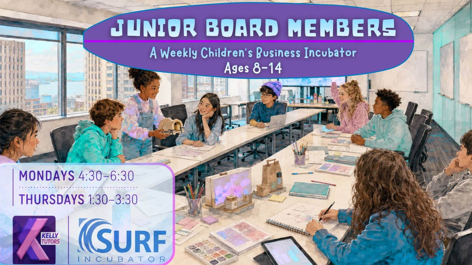 Weekly Children's Business Incubator: Junior Board Members