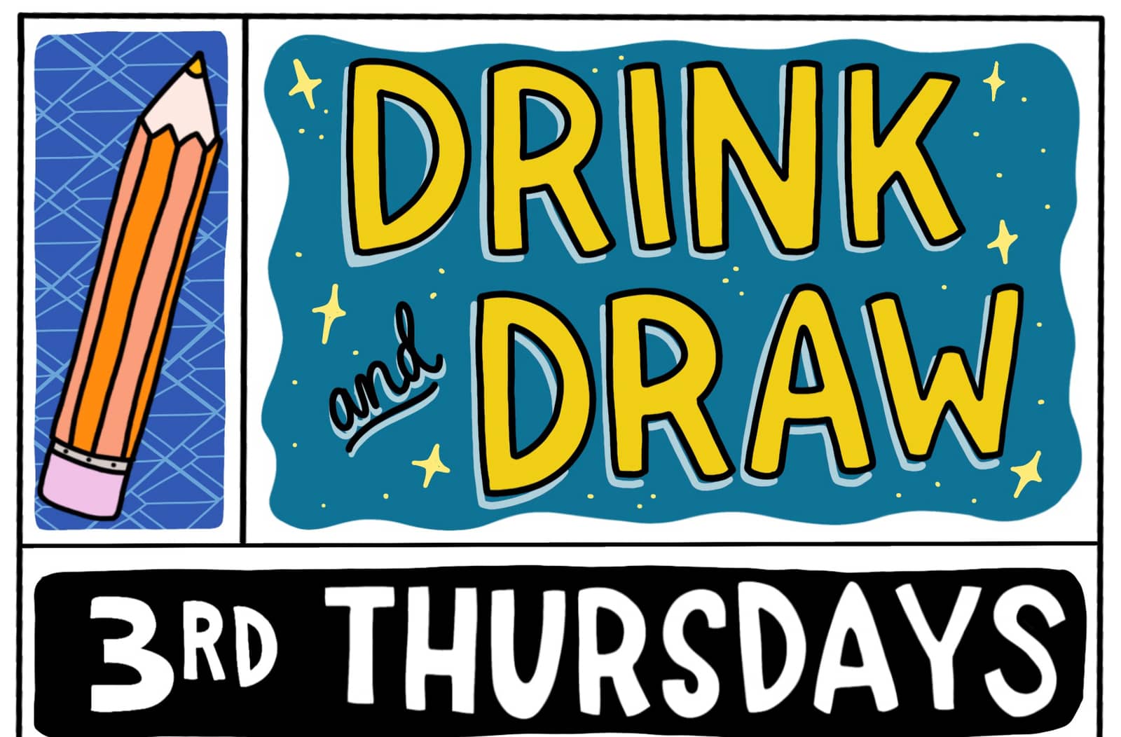 Drink & Draw 21+ In San Francisco Every 3rd Thursday! FREE to join!