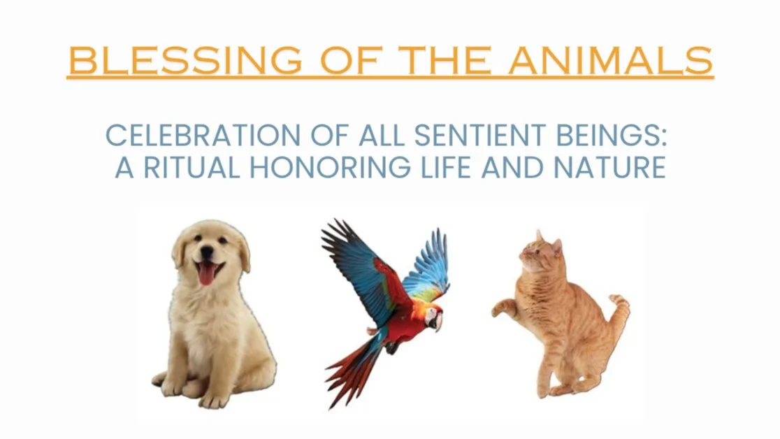 Blessing of the Animals: Bring your animal companion or a photo!