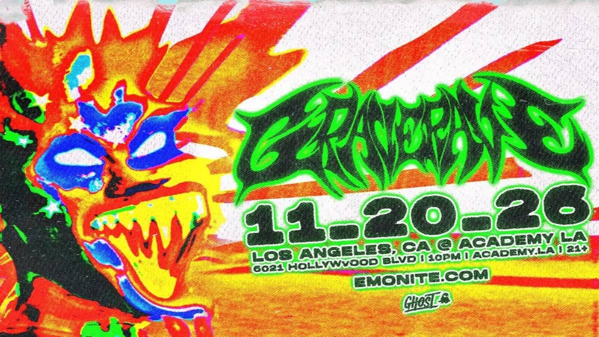 🤘 Emo Nite’s “Grave Rave” @ Academy LA (21+) 🎬