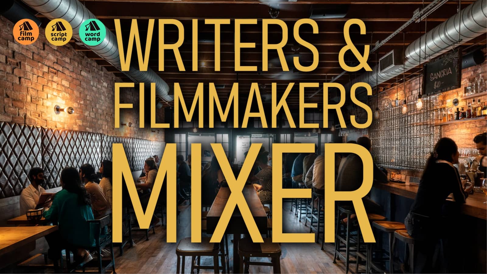 Writers & Filmmakers Mixer @ Laurel Tavern | scriptca.mp wordca.mp filmca.mp