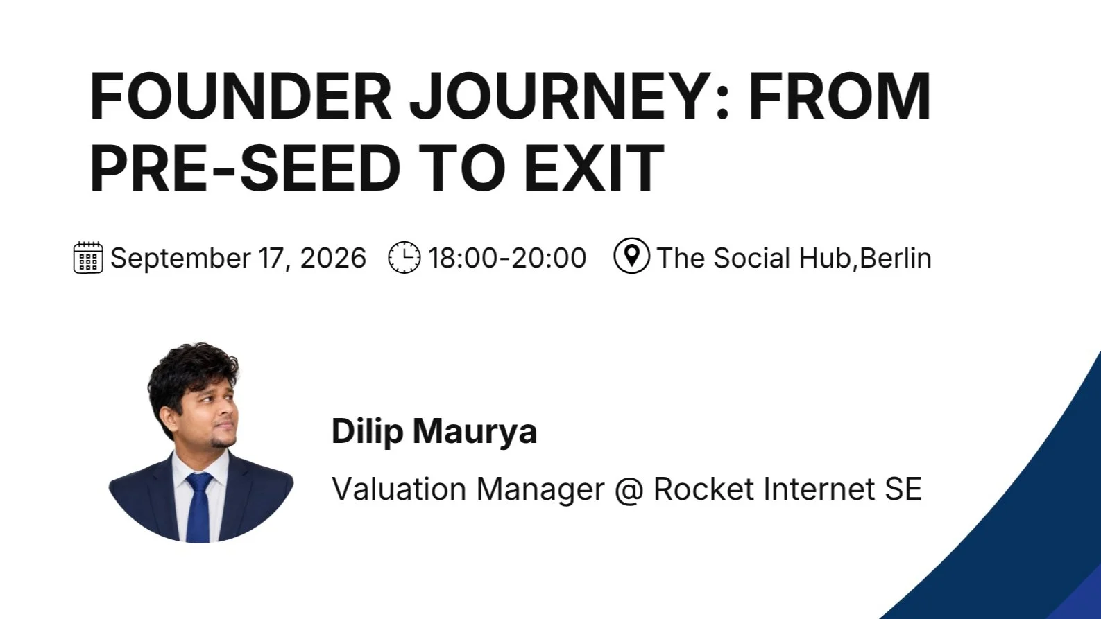 🚀 FOUNDER JOURNEY: FROM PRE-SEED TO EXIT