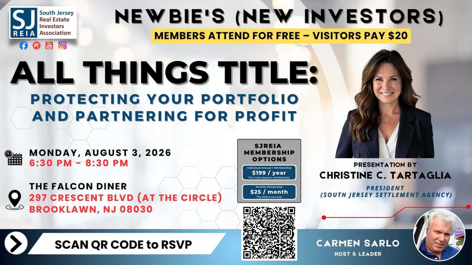 8/3 Newbie's: Protect, Partner, Profit with Title Insurance - Brooklawn