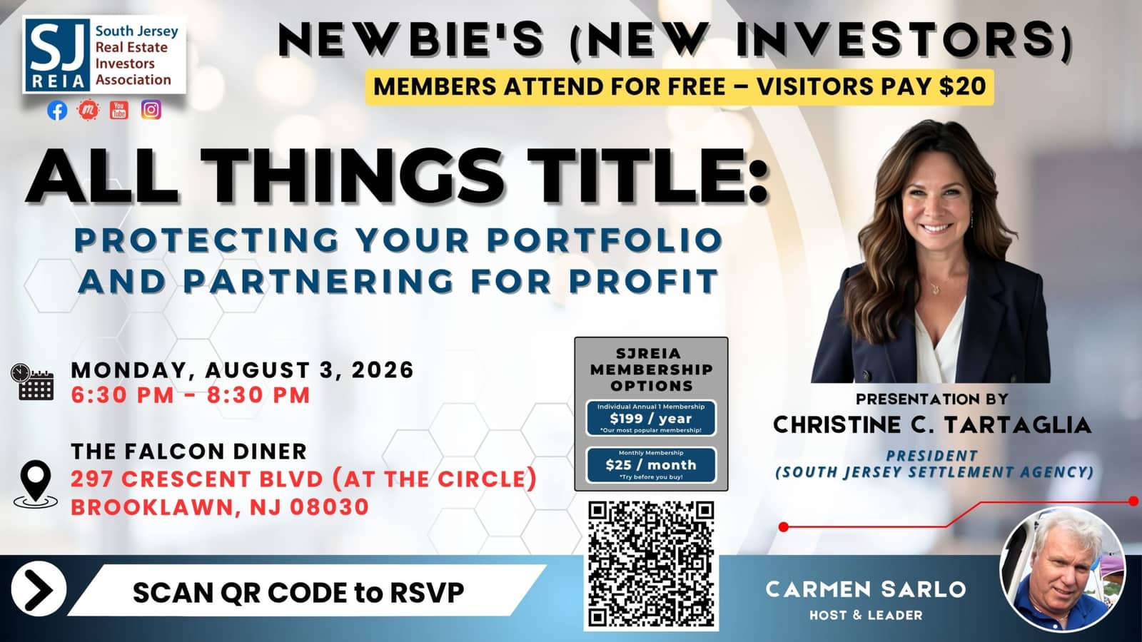 8/3 Newbie's: Protect, Partner, Profit with Title Insurance - Brooklawn