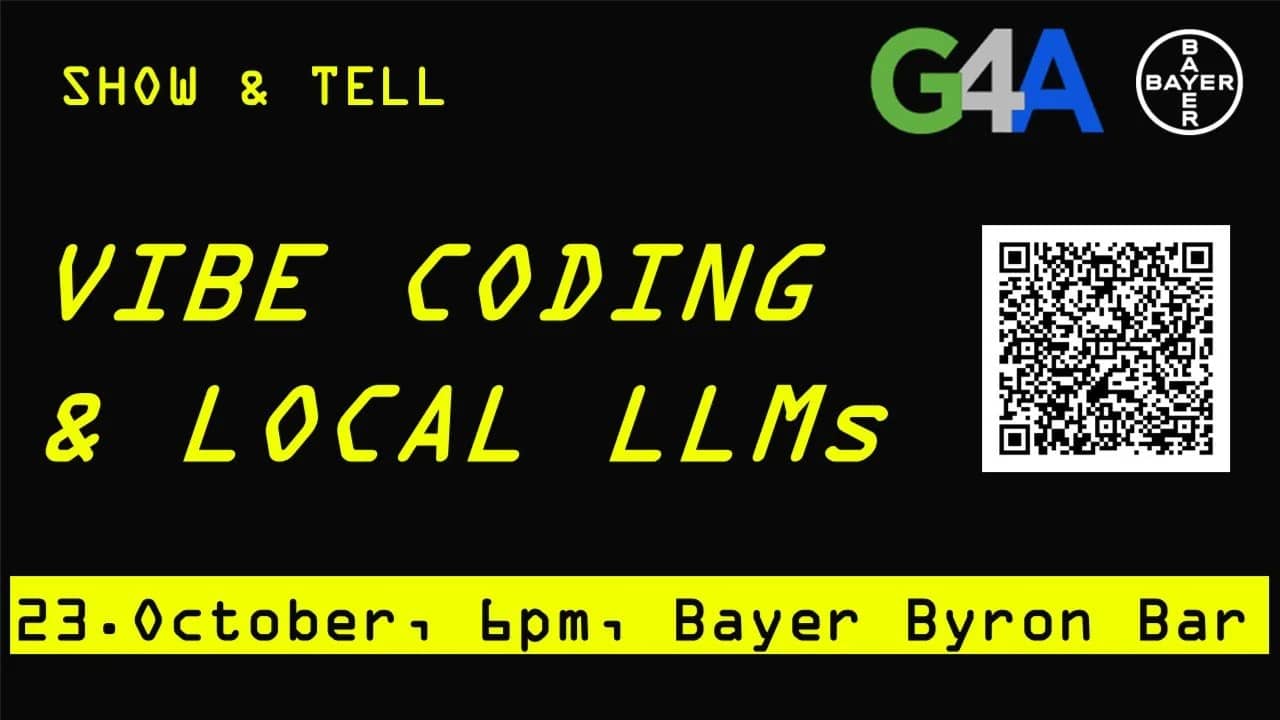 Show & Tell: Vibe Coding & Local LLMs