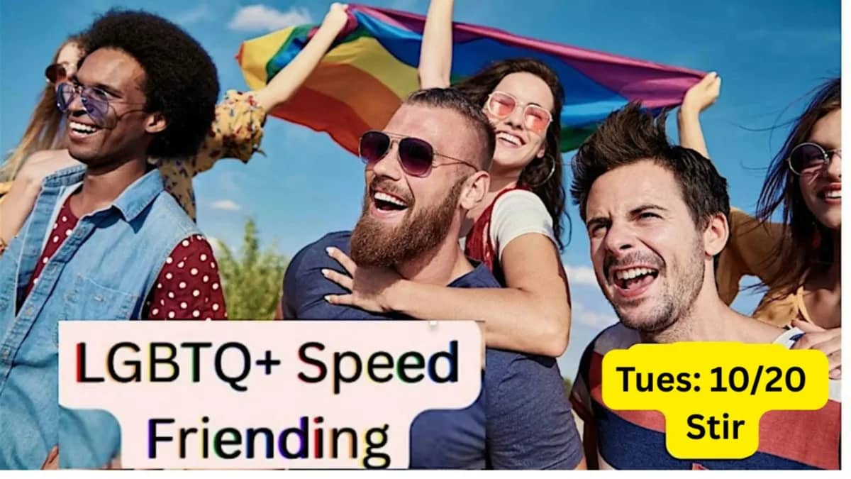 LGBTQ+ Speed Friending 10/20!