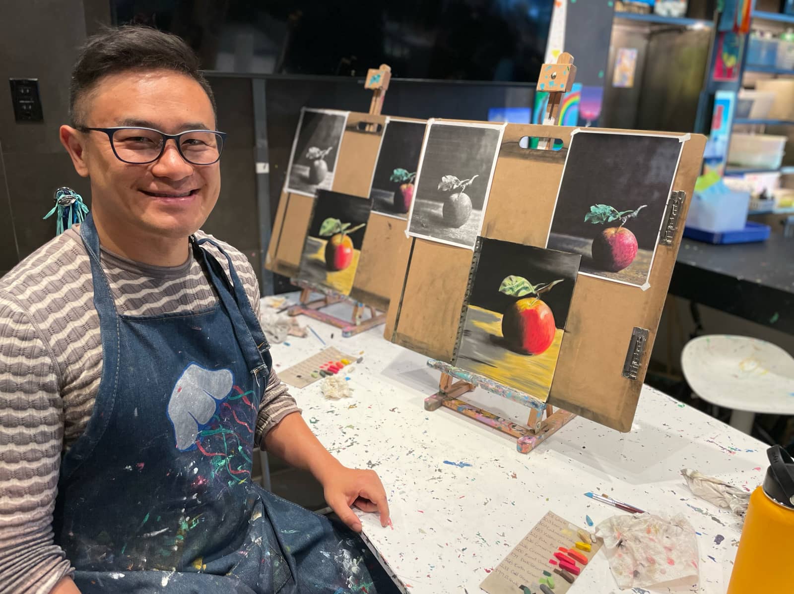 In-Person Soft Pastels Drawing Class in Art Studio in SF