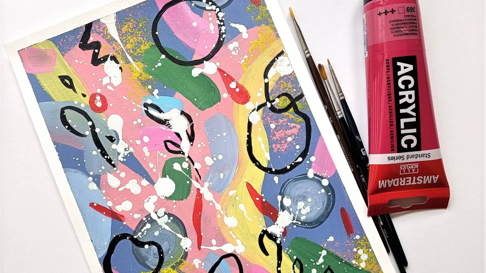 Abstract Art with Acrylics