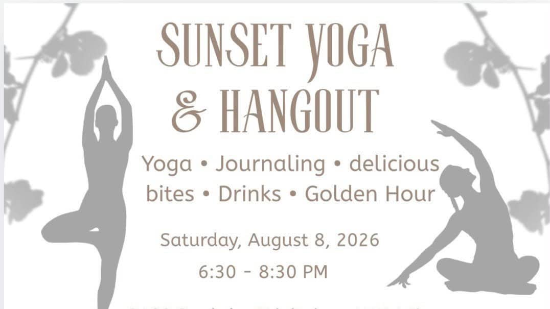 Join us for a Saturday evening session under the Golden Hour (August 8th ) 🌅