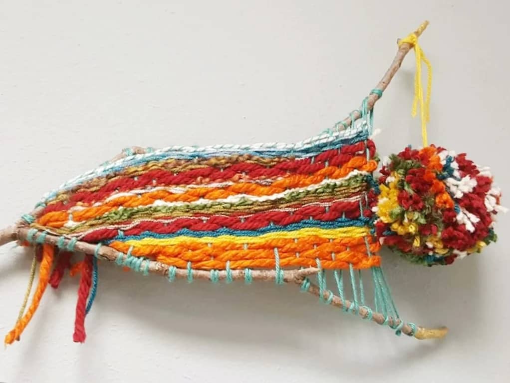Rustic Branch Weaving