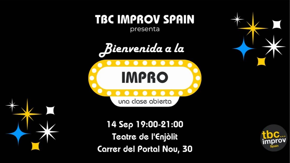 Bienvenida a la Impro: Una clase abierta con TBC Improv Spain