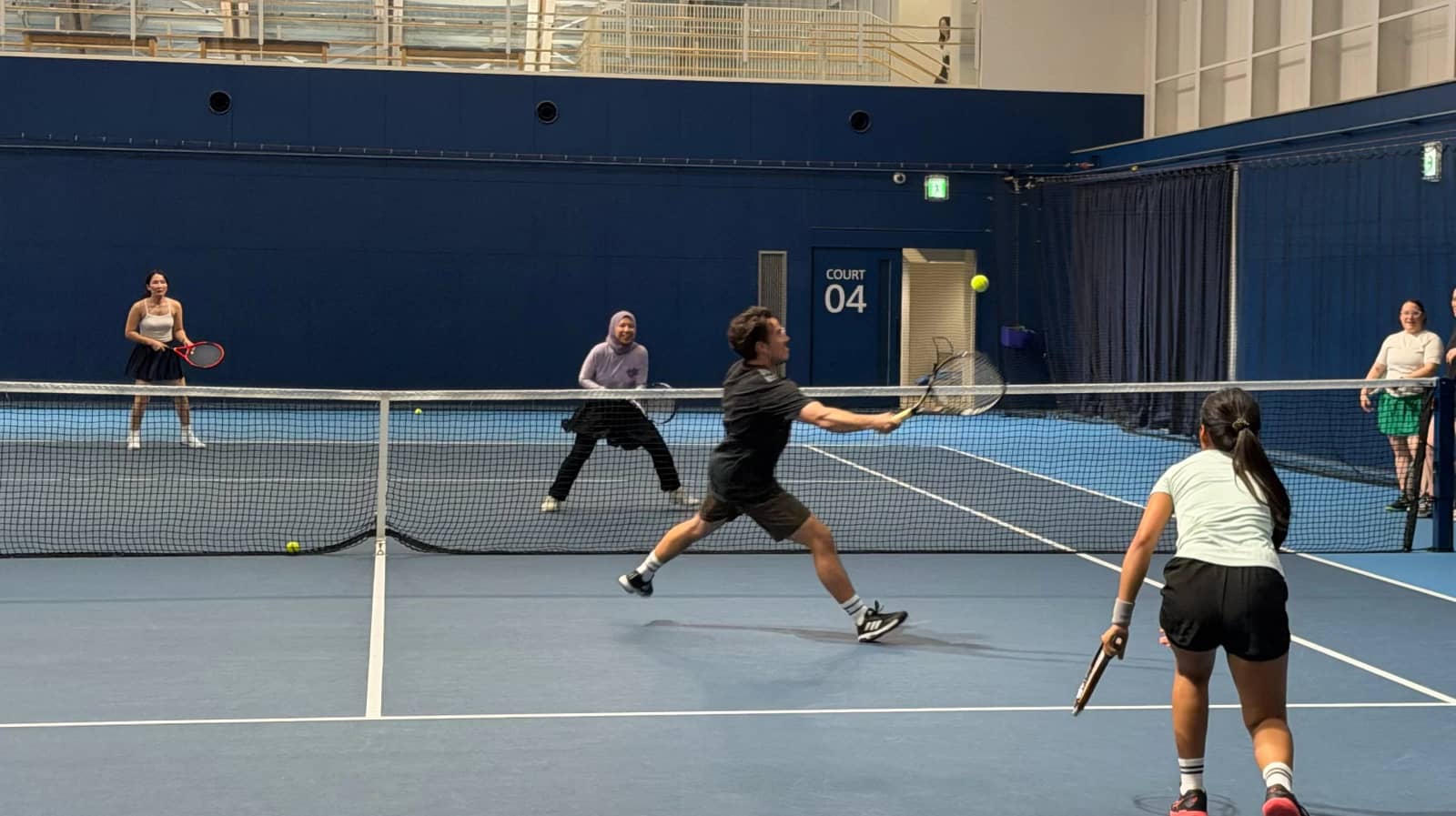 JOY TENNIS TOKYO weekday tennis at Ariake indoor 2courts