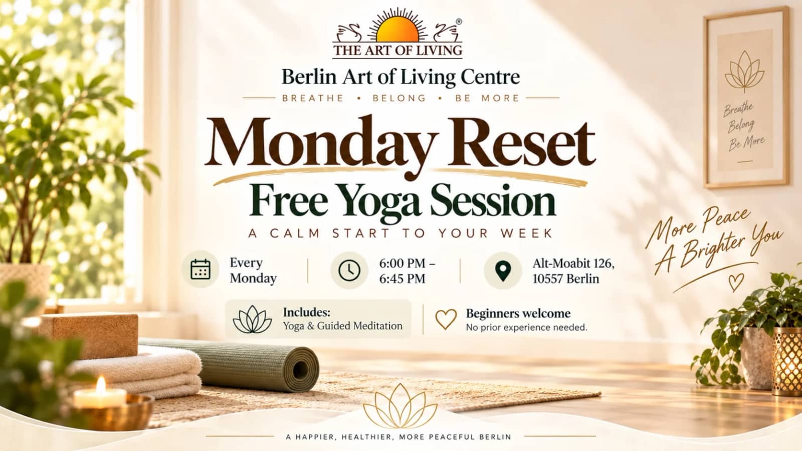 Monday Reset – Free Yoga & Guided Meditation