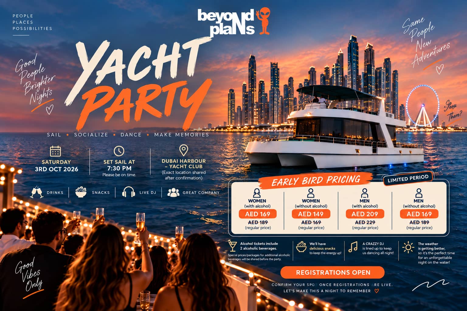 Beyond Plans | Yacht Party