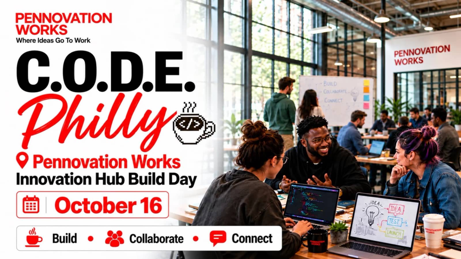 C.O.D.E. @ Pennovation Works — Innovation Hub Build Day