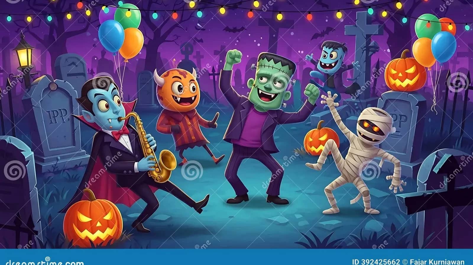 Halloween cena y baile 90