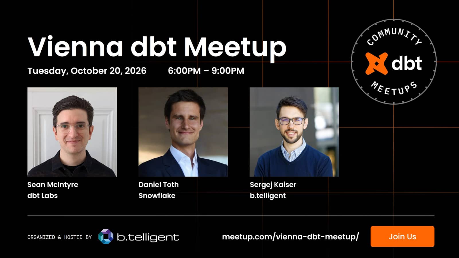 Vienna dbt Meetup (in person)