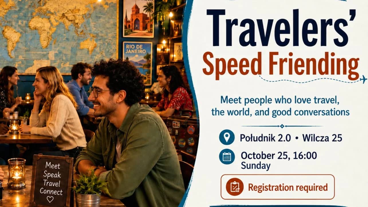 🗺️🧭 Travelers' Meetup & Speed Friending 🌏🤝💬