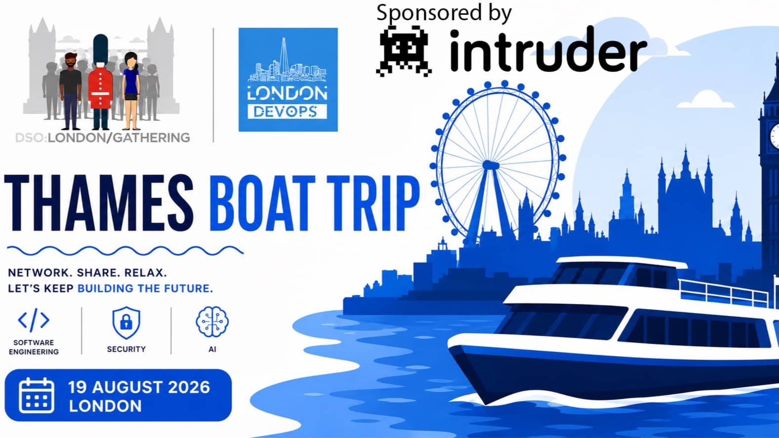 TICKETS VIA EVENTBRITE - SHIP IT, DON'T SINK IT! Boat Party with London DevOps