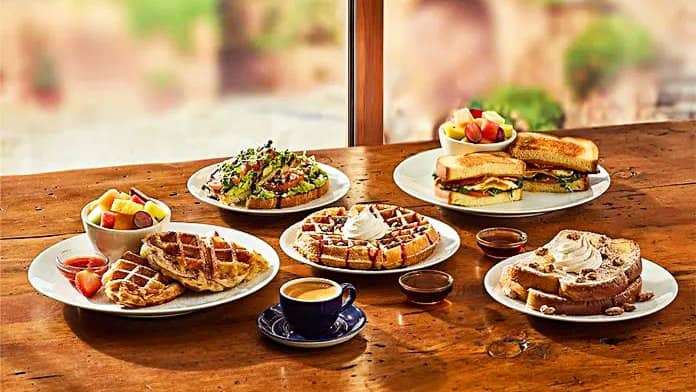 Brunch at La Madeleine